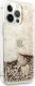 Guess Etui Guess do iPhone 14 Pro Max 6,7" złoty/gold hardcase Glitter Charms 3