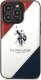 US POLO Etui US Polo do iPhone 14 Pro Max 6,7" biały/white Tricolor Embossed 2