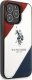 US POLO Etui US Polo do iPhone 14 Pro Max 6,7" biały/white Tricolor Embossed 3