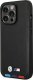 BMW Etui do iPhone 14 Pro 6,1" czarny/black Leather Stamp Tricolor Magsafe 2