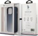 US POLO Etui US Polo do iPhone 14 Pro 6,1" granatowy/navy blue Leather Stitch 7