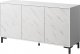 Cama Meble Komoda MARMO 3D 150x45xH80,5 biały mat/marmur biały 1