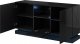 Cama Meble Komoda QIU 2D1K 150x41,5xH75 czarny połysk/czarny połysk 2