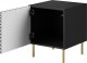 Cama Meble Szafka nocna HOLE 2szt. 44x40,5xH53,5 czarny mat 2