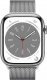 Smartwatch Apple Watch 8 GPS + Cellular 45mm Silver Stainless Steel Srebrny  (MNKJ3WB/A) 1