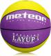 Meteor Piłka Koszowa LAYUP #3 zielono-fioletowa (07066) 1