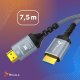Kabel Reagle HDMI - HDMI 7.5m czarny 8