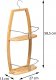 Koszyk prysznicowy 5five Wisząca półeczka BAMBUSOWA Do łazienki Na drążku 3