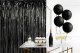 PartyDeco Kurtyna Party Zasłona czarna Ścianka 90x250cm 3