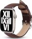 Crong Crong Noble Band - Pasek z naturalnej skóry do Apple Watch 38/40/41 mm (Espresso) 2