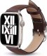 Crong Crong Noble Band - Pasek z naturalnej skóry do Apple Watch 42/44/45/49 mm (Espresso) 2