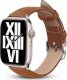 Crong Crong Noble Band - Pasek z naturalnej skóry do Apple Watch 38/40/41 mm (Mokka) 1