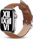 Crong Crong Noble Band - Pasek z naturalnej skóry do Apple Watch 38/40/41 mm (Mokka) 1