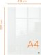 Nobo Akryl tab biurko Nobo Home A4 4