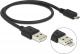 Kabel USB Delock Przewód USB 2.0 typu A + Micro-B combo do współdzielenia zasilania, złącze męskie > USB 2.0 typu Micro-B, OTG, 50 cm (83613) 1