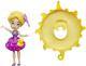 Figurka Hasbro Disney Princess Mini Pływające laleczki - Roszpunka (585279) 1