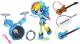 Figurka Hasbro My Little Pony Equestria Girls Mini Zestaw opowieści, Rainbow Dash (GXP-585335) 1