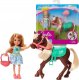 Lalka Barbie Barbie BARBIE LALKA CHELSEA I KUCYK GHV78 1