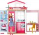 Lalka Barbie Barbie MATTEL BARBIE 2-POZIOMOWY DOMEK + LALKA GXC00 1
