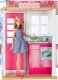 Lalka Barbie Barbie MATTEL BARBIE 2-POZIOMOWY DOMEK + LALKA GXC00 2