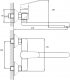 Bateria kuchenna Sotbe Vantaa ścienna chrom (VAN-SKW- 30245534) 4
