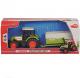 Dickie Traktor Claas z przyczepą, 36 cm (585809) 1