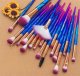 Aptel ZESTAW PĘDZLI do Makijażu w Stylu Unicorn Jednorożec MAKEUP AG798 1