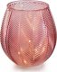 AmeliaHome AmeliaHome Lampion dekoracja LED MURCIA 16X17,5 pudrowy 1