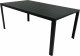kontrast Stół ogrodowy metal prostokąt ALLEN 205x90x74 cm czarny / czarny 1
