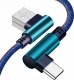 Kabel USB KABEL USB TYP-C KĄTOWY SZYBKIE ŁADOWANIE QUICK CHARGE QC 2M 1