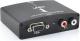 Adapter AV Lindy HDMI - D-Sub (VGA) + Jack 3.5mm czarny (38165) 3