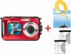 AgfaPhoto Aparat 24MP VIDEO HD 3M / Agfa Photo / Podwodny / WP8000/  Czerwony + pasek wyporowy 1