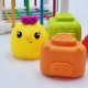 Woopie WOOPIE Elastyczna Kostka Sensoryczna Sorter dla Dzieci Zwierzątka + Grzechotka 7 el. 9