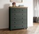 Helvetia Komoda Komoda w stylu prowansalskim 90 x 42 x 113cm wielokolorowy 3
