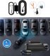 Wideorejestrator Kamera samochodowa rejestrator trasy parking 2K+FHD GPS WIFI 3