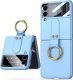 Ringke Etui obudowa z pierścieniem Ring z ochroną wyświetlacza do Samsung Galaxy Z Flip 4 Sky Blue 1