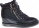 Czarne sneakersy damskie na koturnie /E7-3 12817 T796/ 41 4