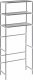 Elior Srebrne półki nad pralkę tekstylne - Dexo 3X 1