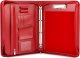 Beltimore Czerwony Beltimore luksusowy męski biwuar neseser aktówka teczka organizer dla handlowca I40 NoSize 4