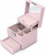 Massido Szkatułka na biżuterię MS-703 Massido - różowa 2