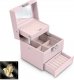 Massido Szkatułka na biżuterię MS-703 Massido - różowa 3