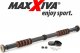 Maxxiva MAXXIVA Drążek do ćwiczeń, 63-100 cm, czarno-pomarańczowa 1