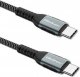 Kabel USB Qoltec USB-C - USB-C 1.5 m Czarny 6