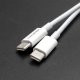 Kabel USB Qoltec USB-C - USB-C 1.5 m Biały 3