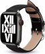 Crong Crong Noble Band - Pasek z naturalnej skóry do Apple Watch 42/44/45/49 mm (Black Noir) 1
