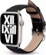 Crong Crong Noble Band - Pasek z naturalnej skóry do Apple Watch 42/44/45/49 mm (Black Noir) 2