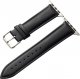 Crong Crong Noble Band - Pasek z naturalnej skóry do Apple Watch 42/44/45/49 mm (Black Noir) 3
