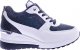 Biało czarne trampki sneakersy na niskim koturnie /E5-3 12522 T498/ 40 3