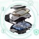 Joyroom Choetech bezprzewodowa ładowarka Qi 10W grawitacyjny uchwyt samochodowy na kokpit deskę rozdzielczą + klips na kratkę wentylacyjną nawiew + kabel micro USB 1,2m czarny (T536-S) 7