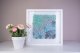 Obraz podświetlany - Kwiaty: mięta-błękit-popiel 1